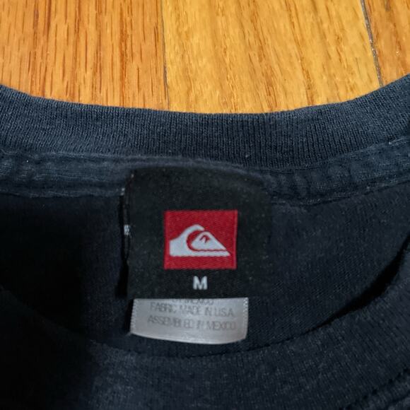 Vintage Quiksilver HI Thrashed Grunge Faded Cut-Off T-Shirt Surf 90s Y2K Medium - Picture 7 of 8